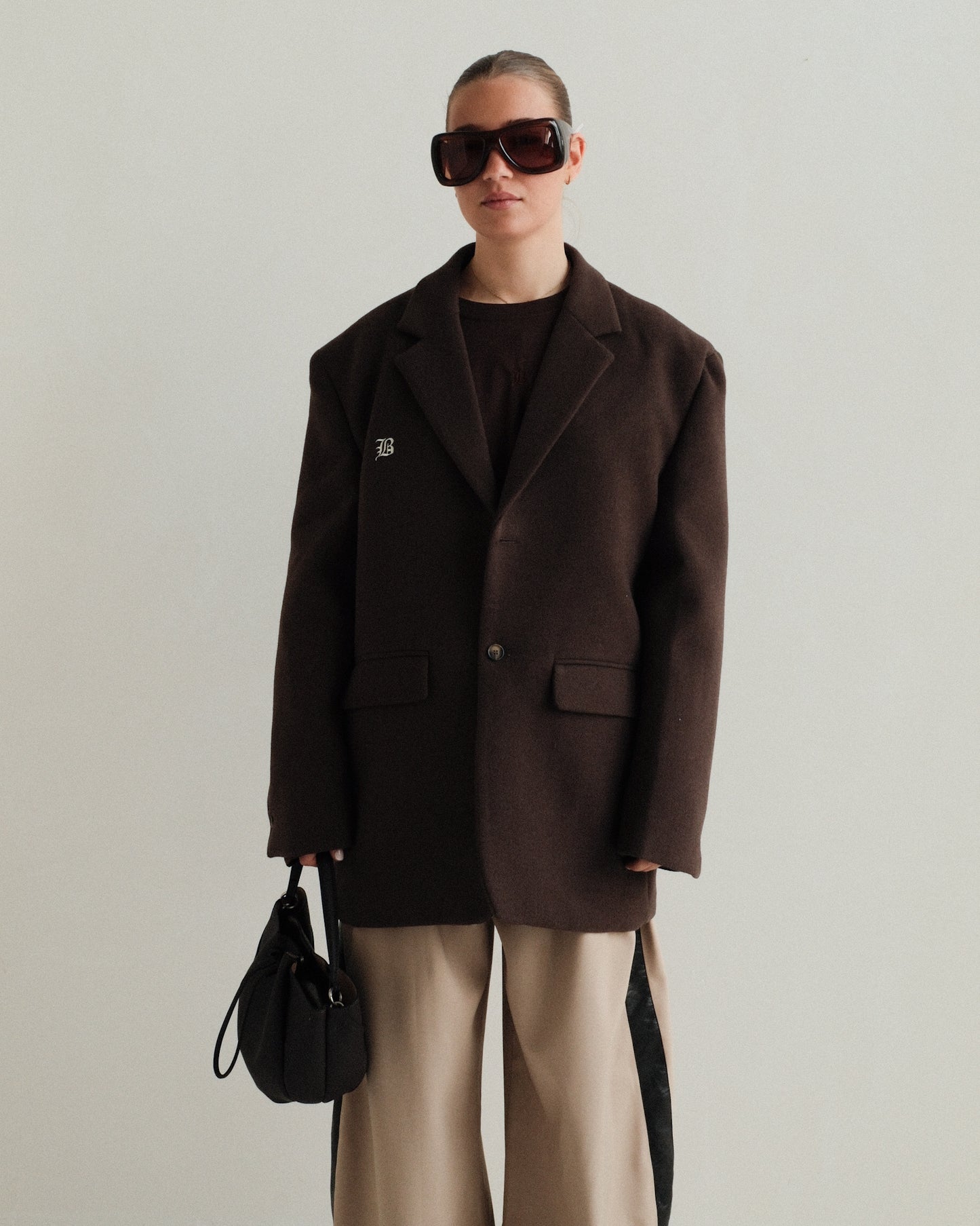 Brown Tweed Blaze