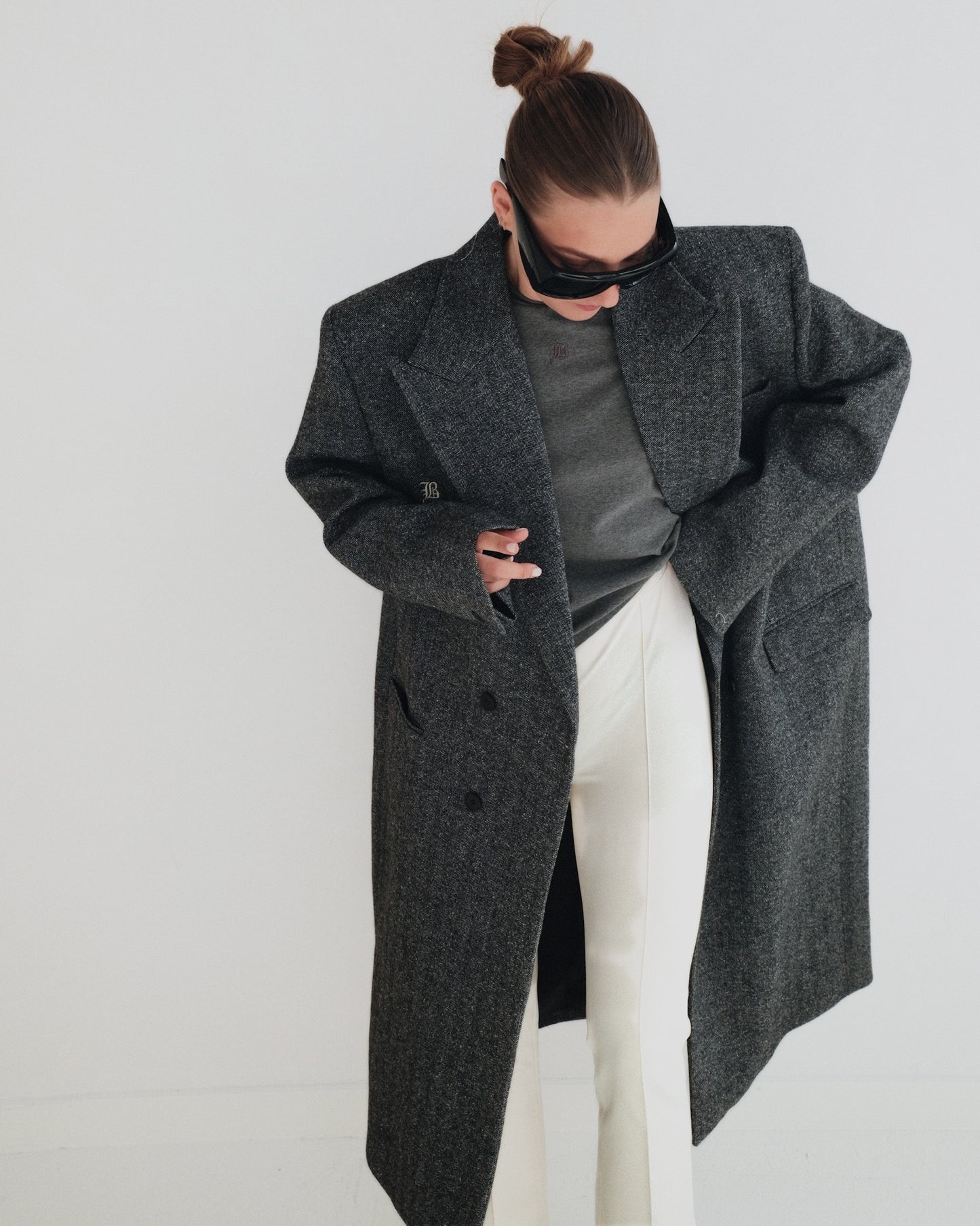 Grey Wool Coat