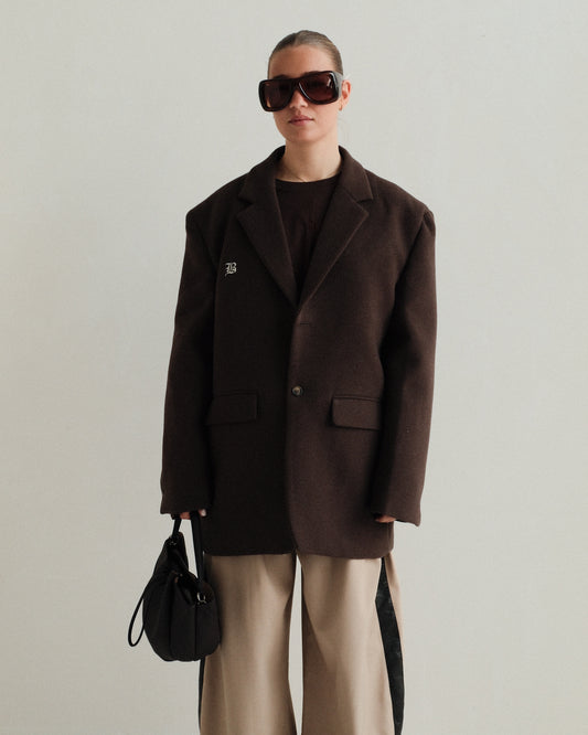 Brown Tweed Blaze