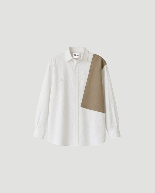 Beige Reconstructed Shirt