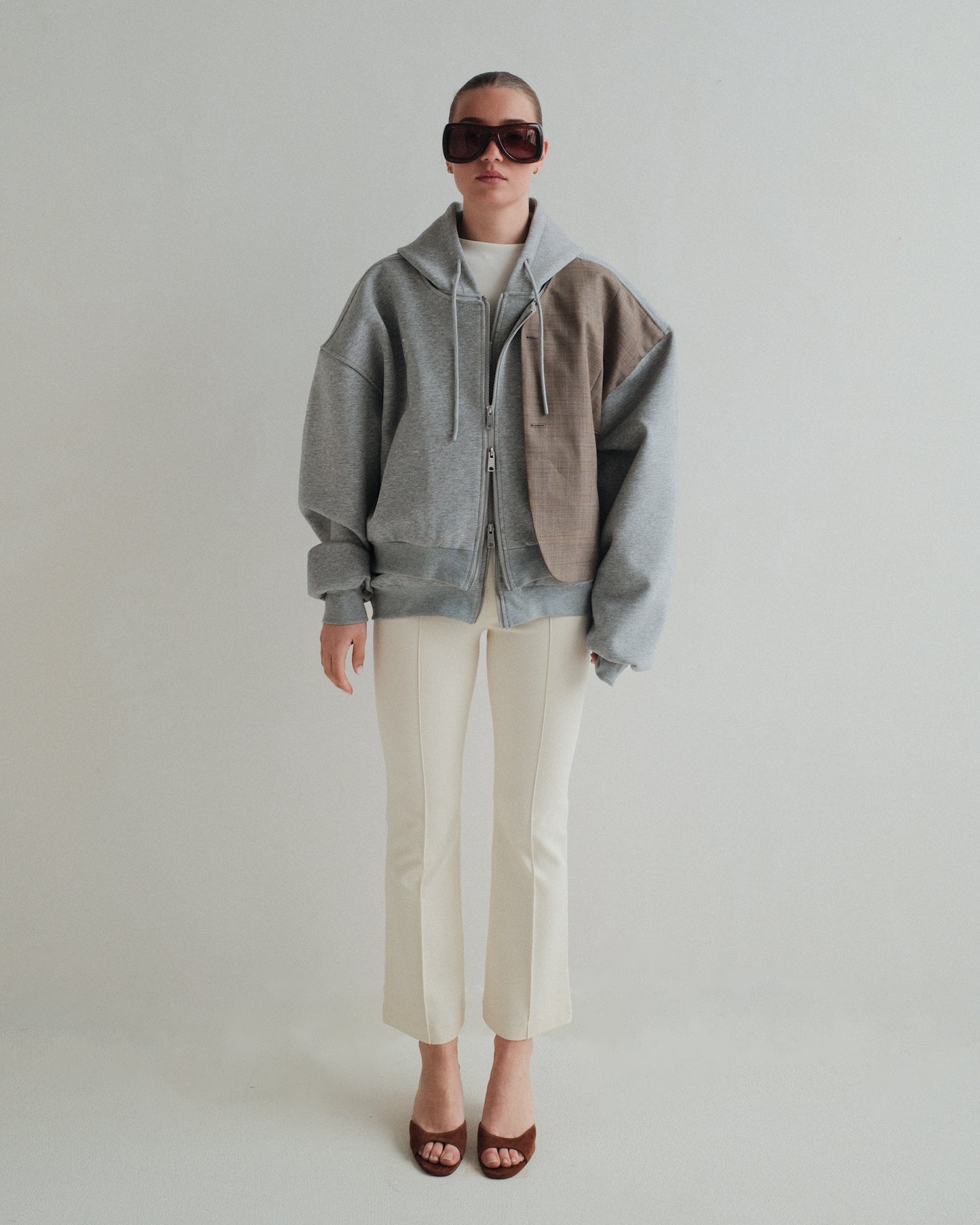 Grey Blaze Zipper