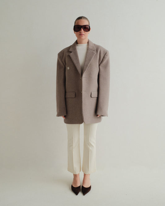 Beige Tweed Blaze