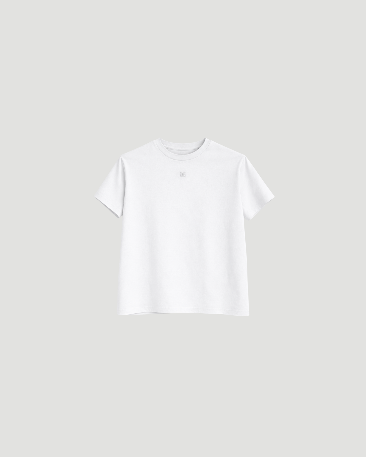 White Padded Tee