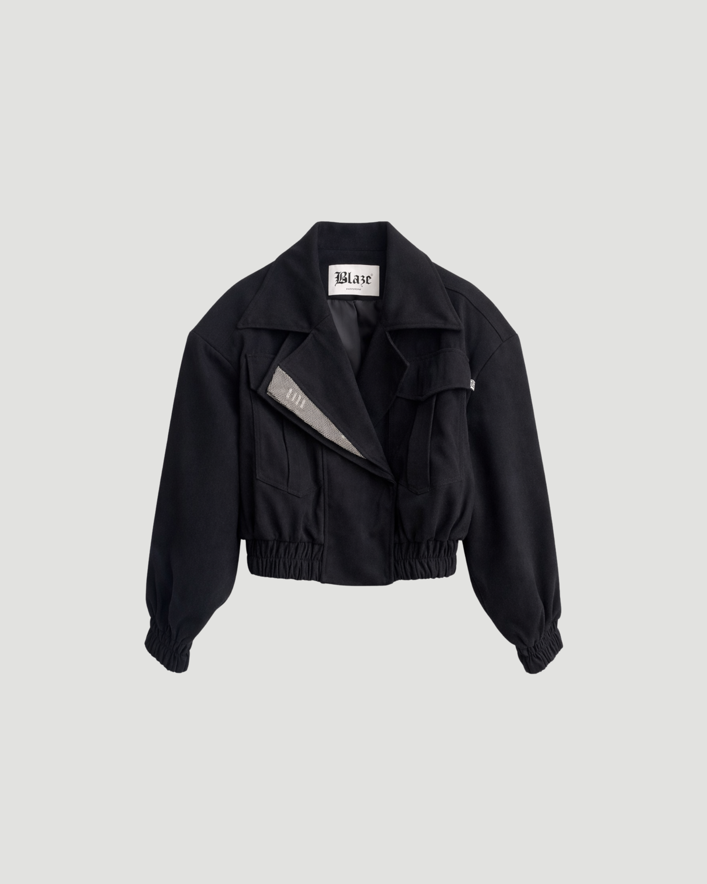 Black Cropped Jacket