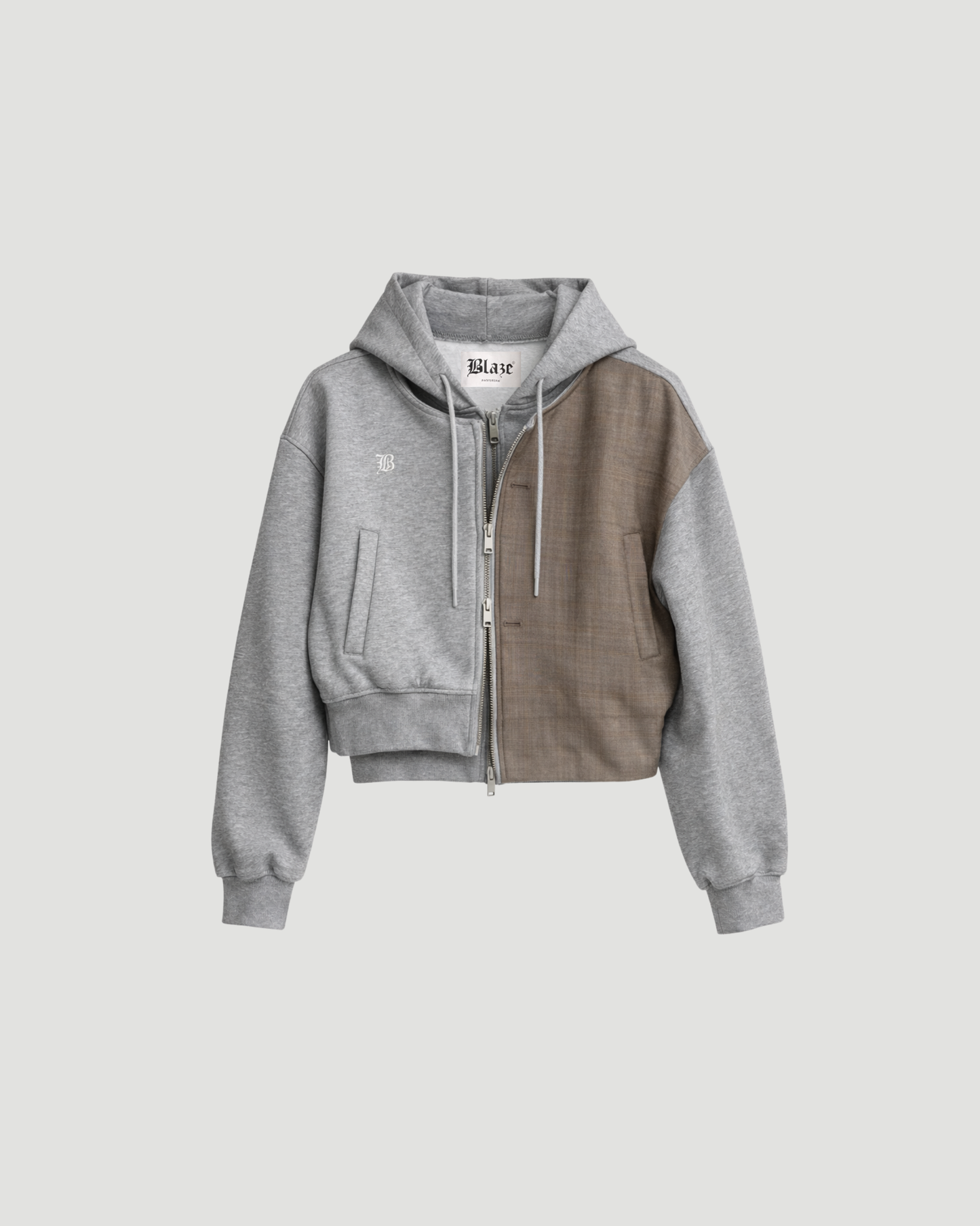 Grey Blaze Zipper
