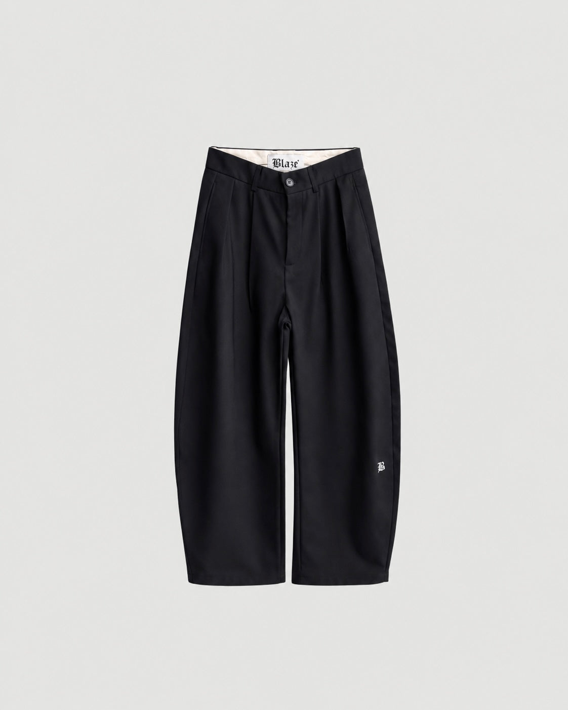 Black Pleated Trouser