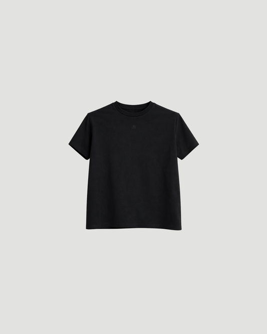 Black Padded Tee