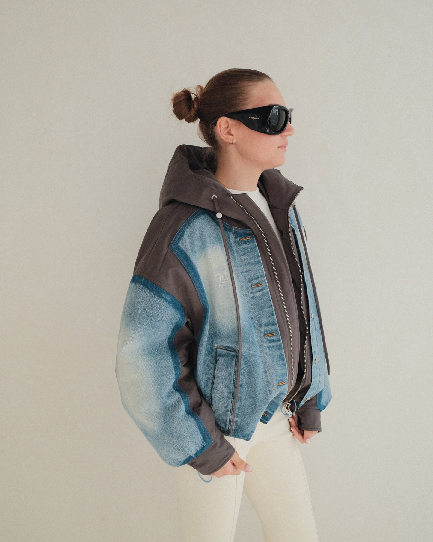 Reconstructed Jeans Jacket