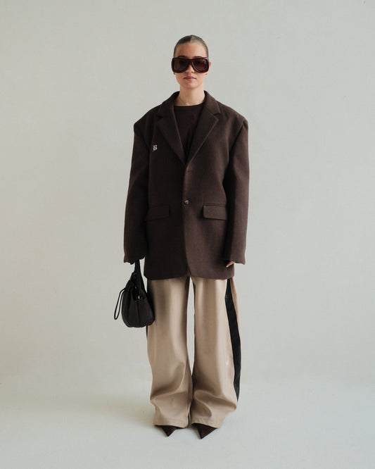 Brown Tweed Blaze