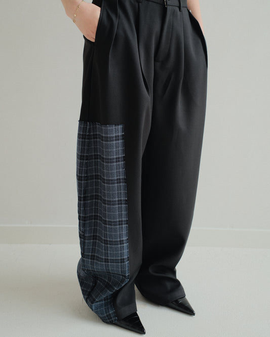 Blue Check Trouser