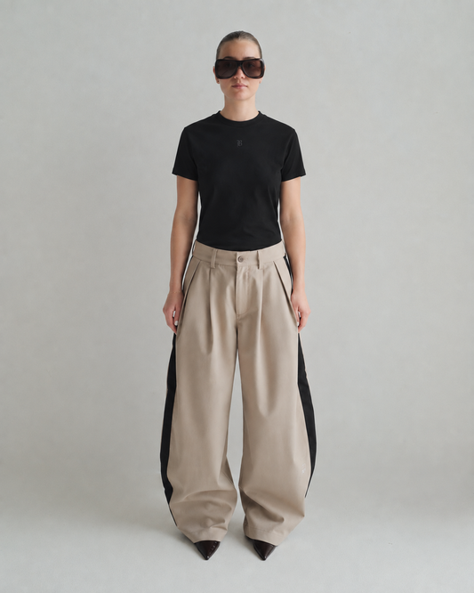 Black Padded Tee