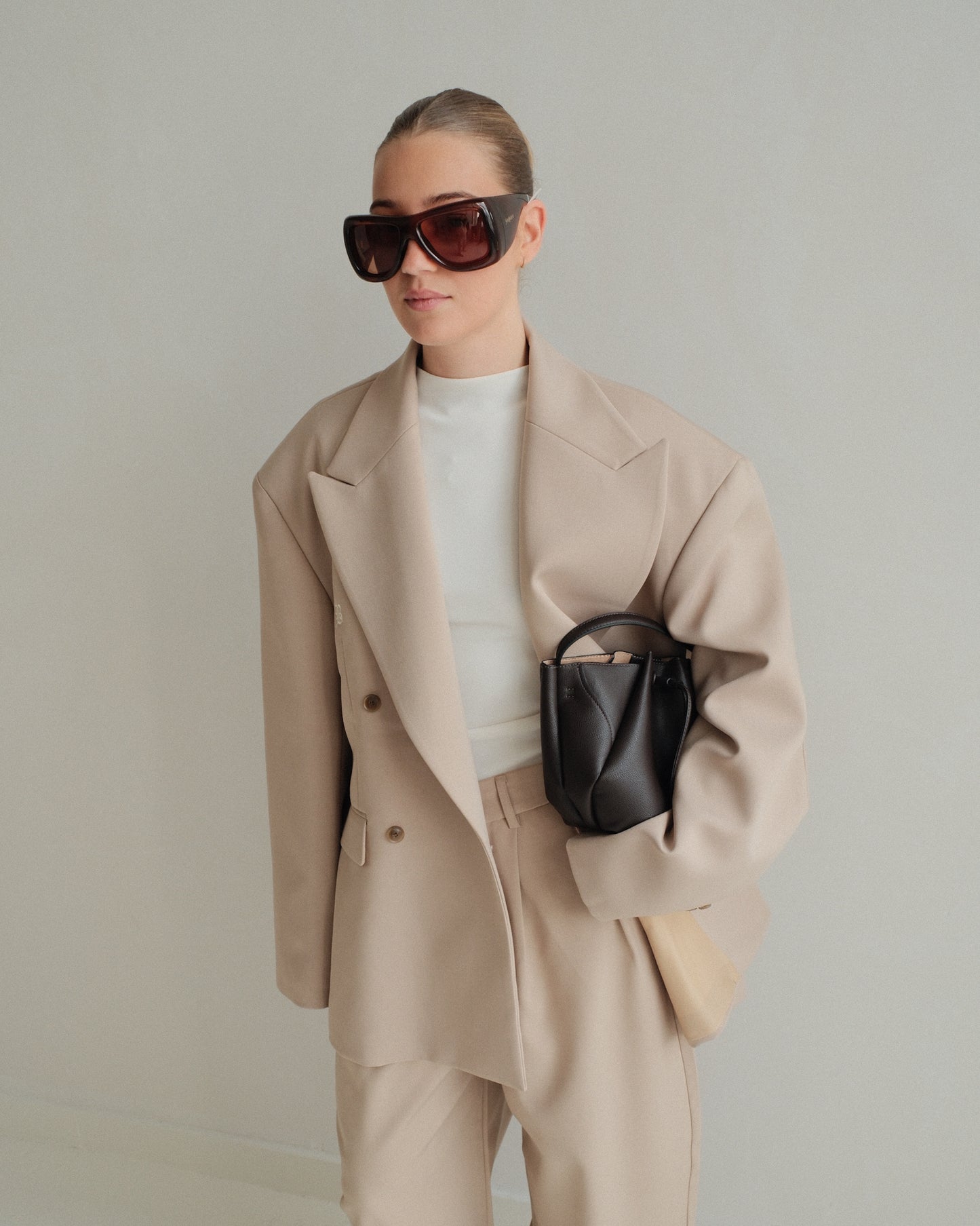Beige Oversized Blaze