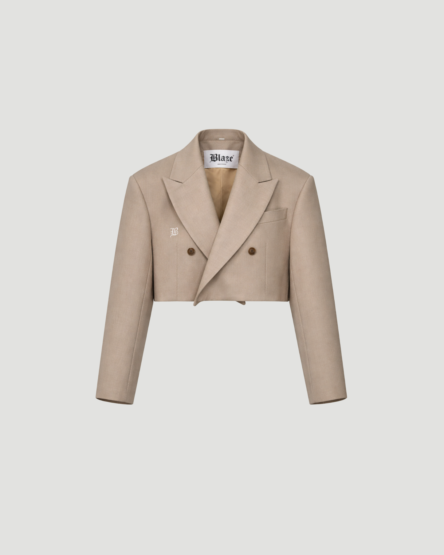 Beige Cropped Blaze