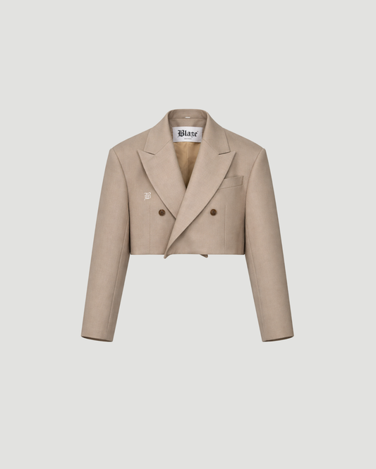Beige Cropped Blaze