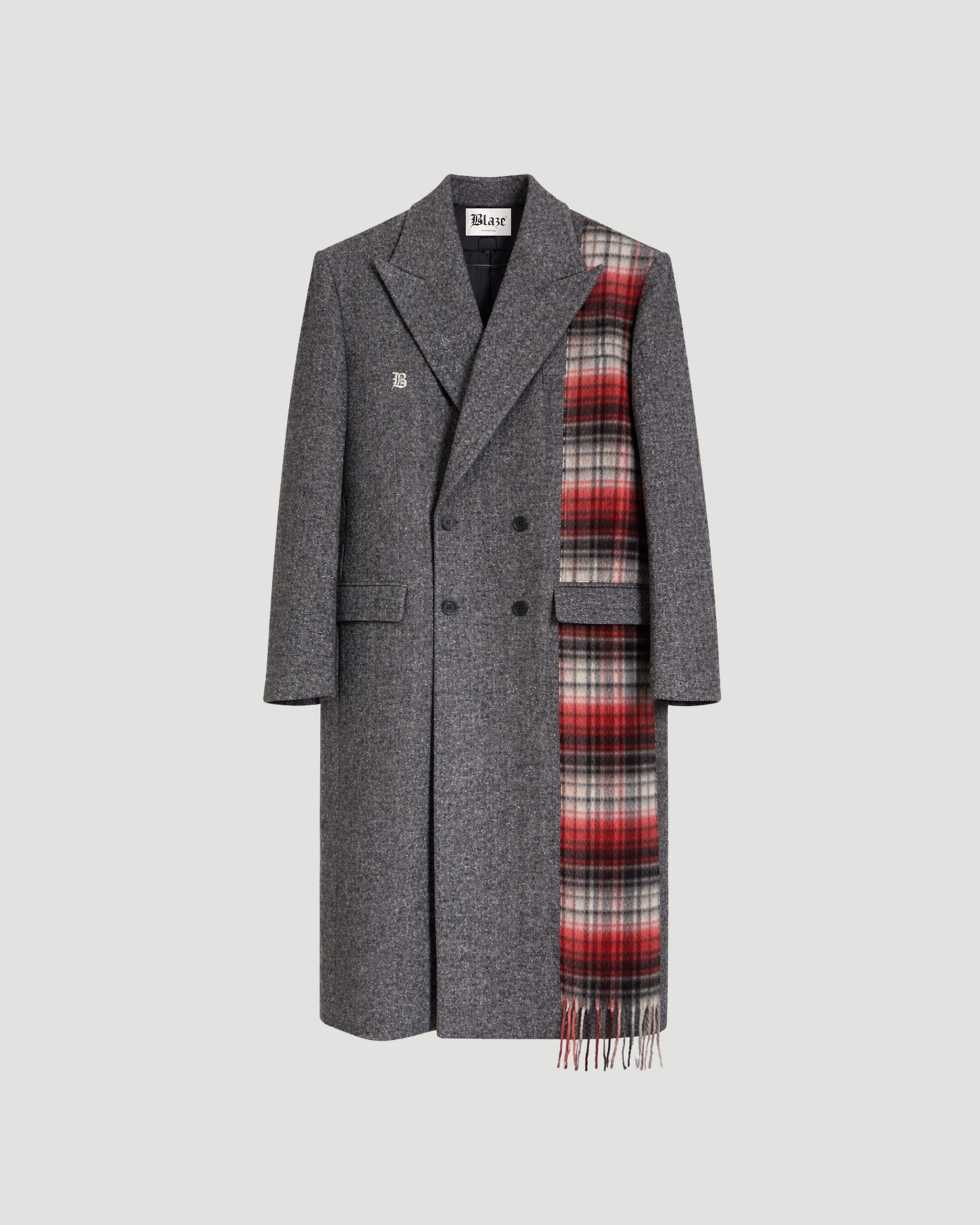 Scarf Wool Coat