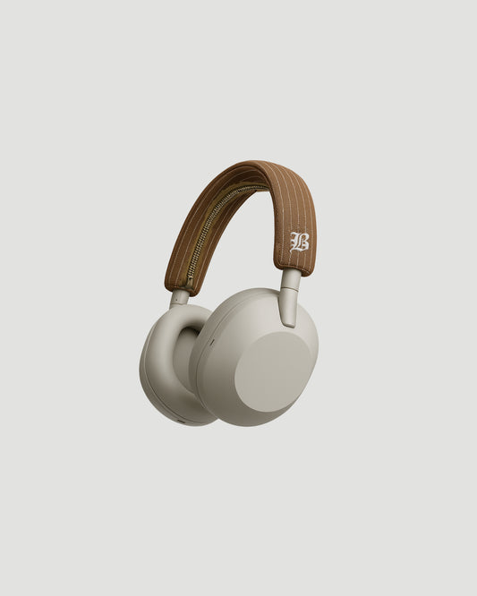 PINSTRIPE BEIGE - HEADBAND