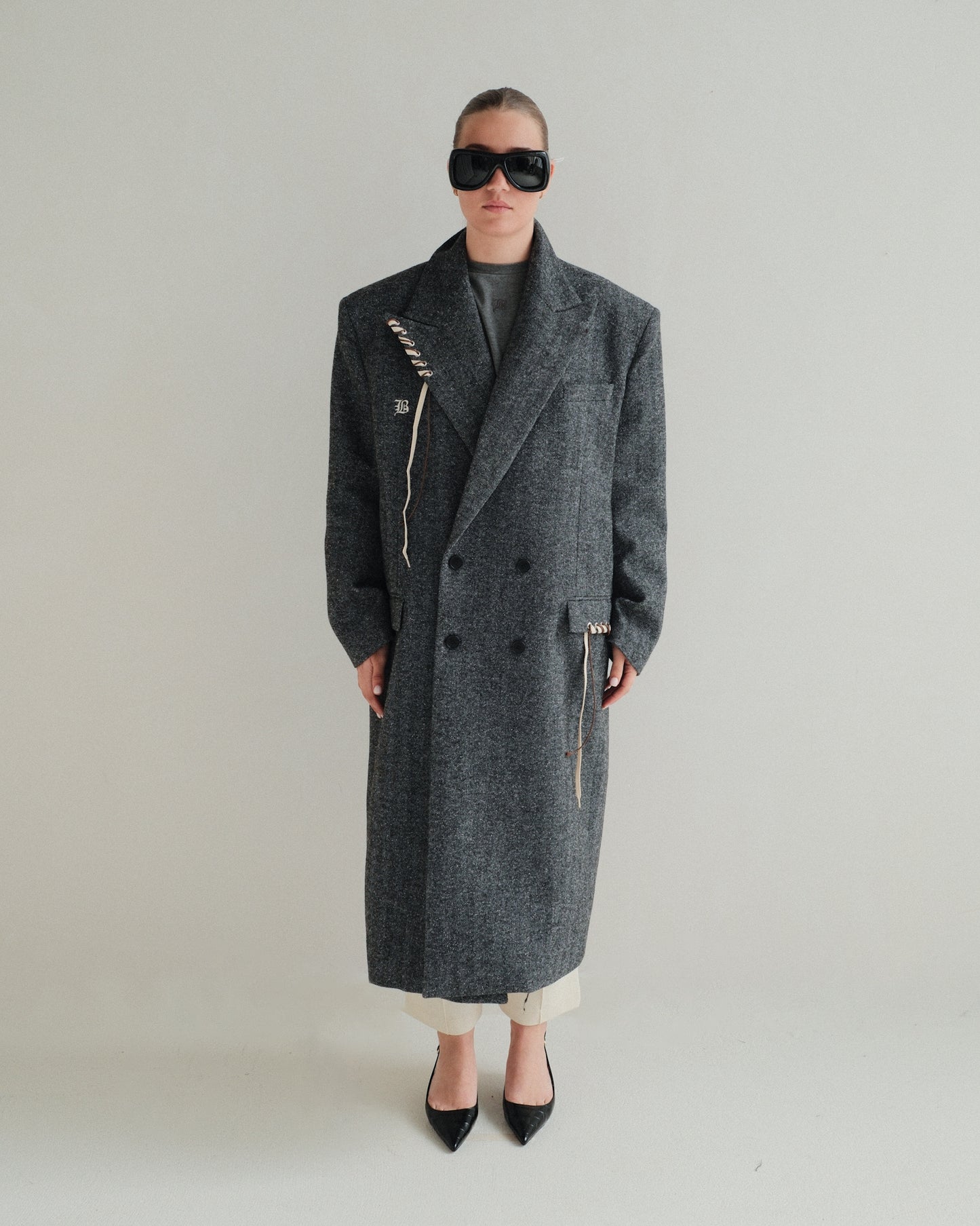 Cord Wool Coat