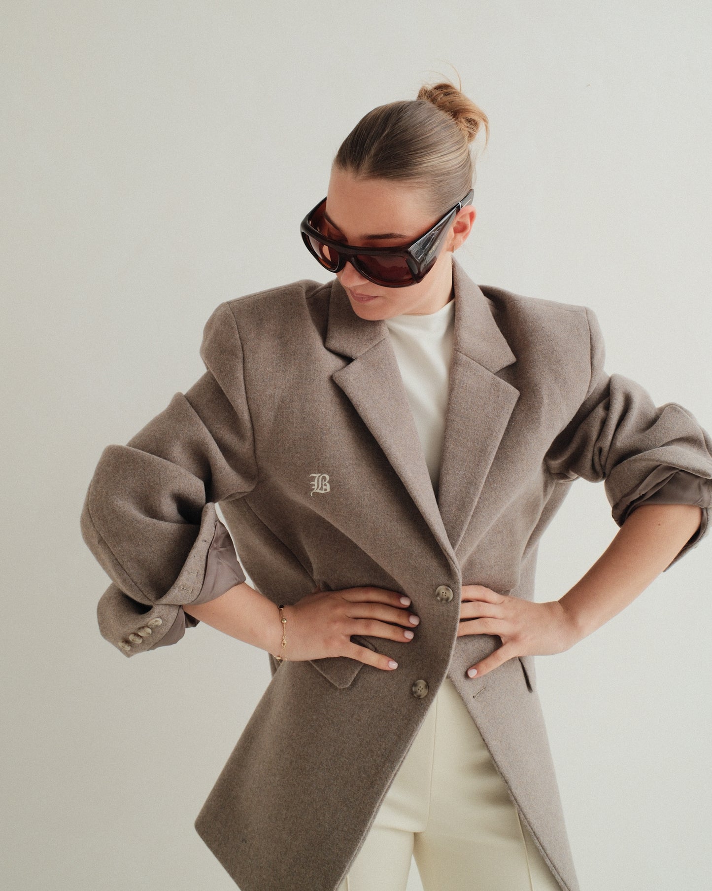 Beige Tweed Blaze