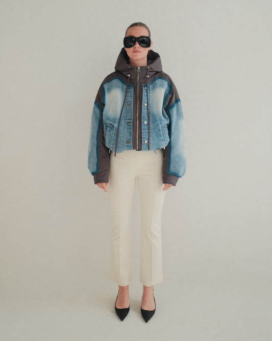 Reconstructed Jeans Jacket