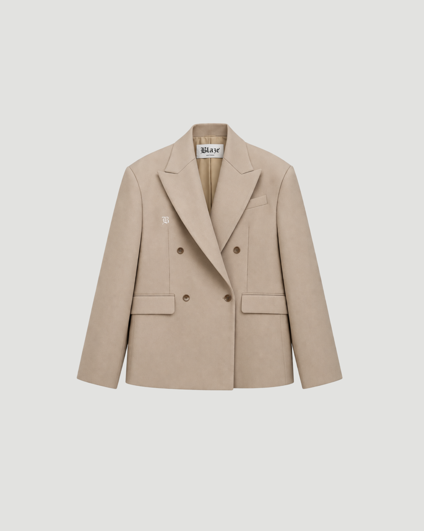 Beige Oversized Blaze