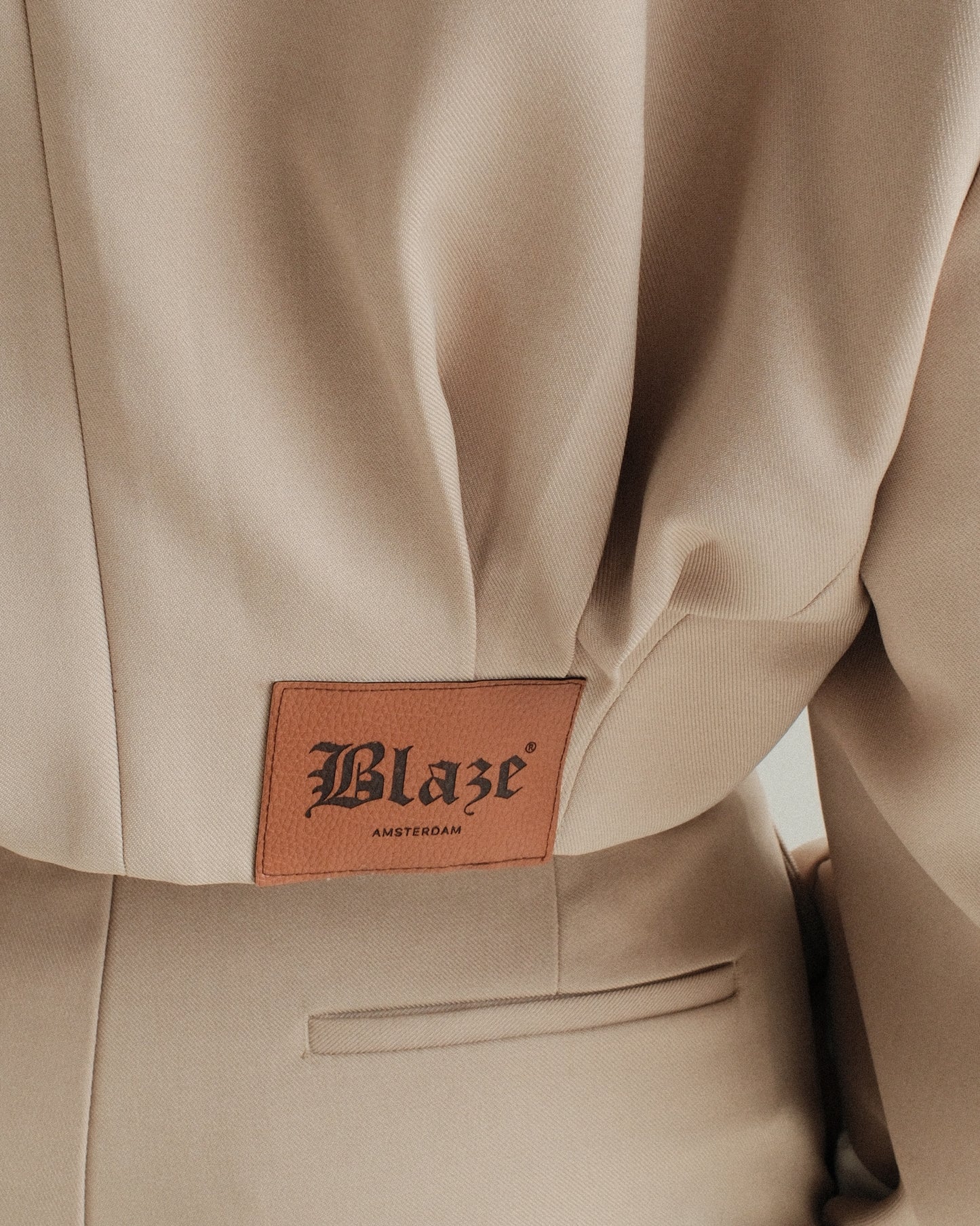 Beige Cropped Blaze