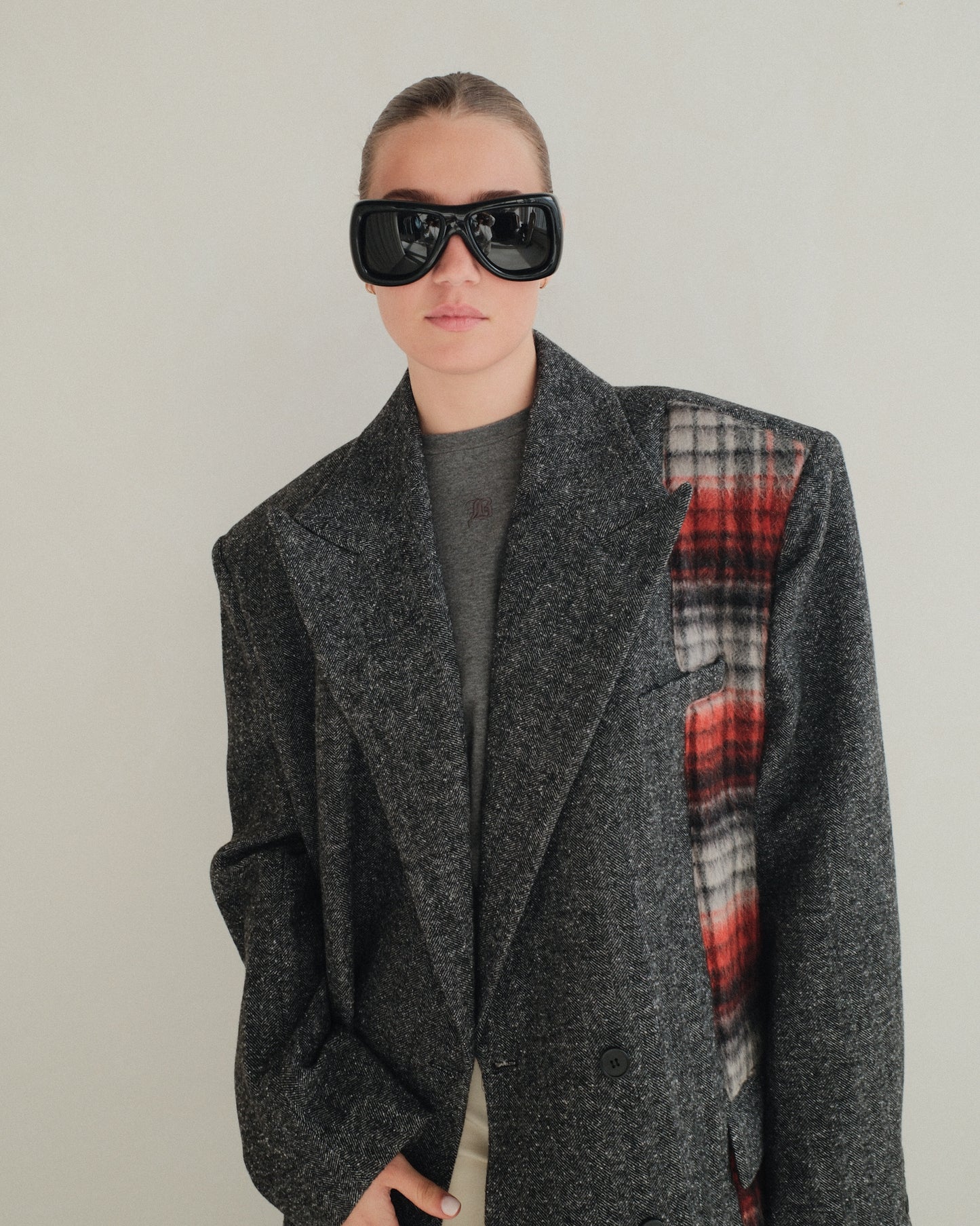Scarf Wool Coat