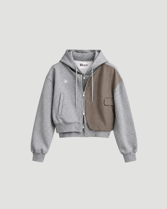 Grey Blaze Zipper