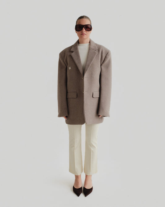 Beige Tweed Blaze