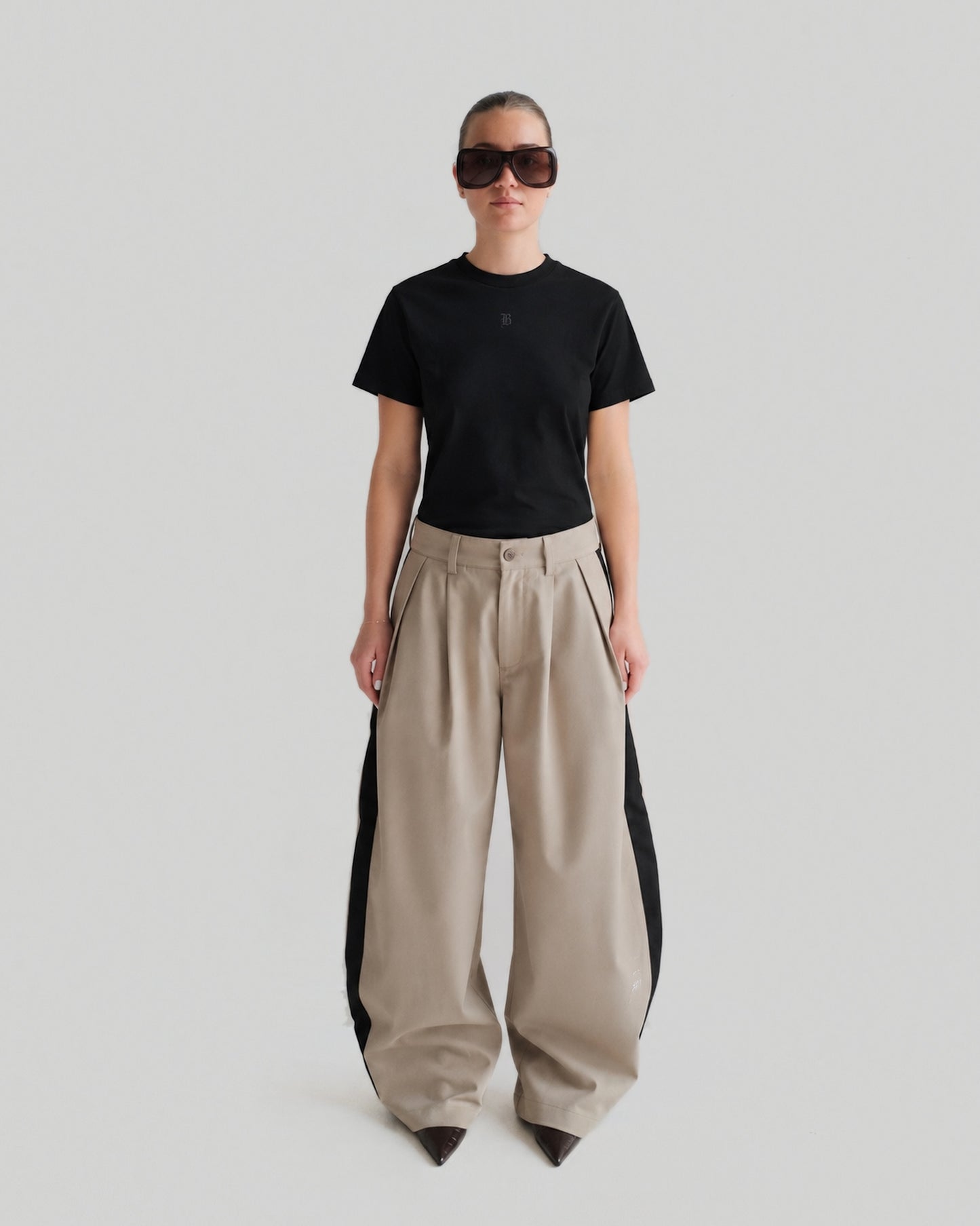 Black Padded Tee
