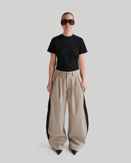 Black Padded Tee
