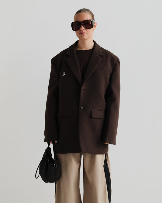 Brown Tweed Blaze