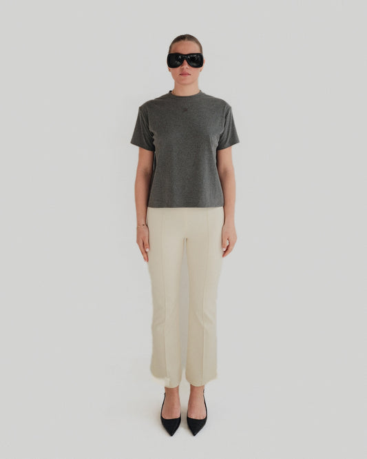 Grey Padded Tee