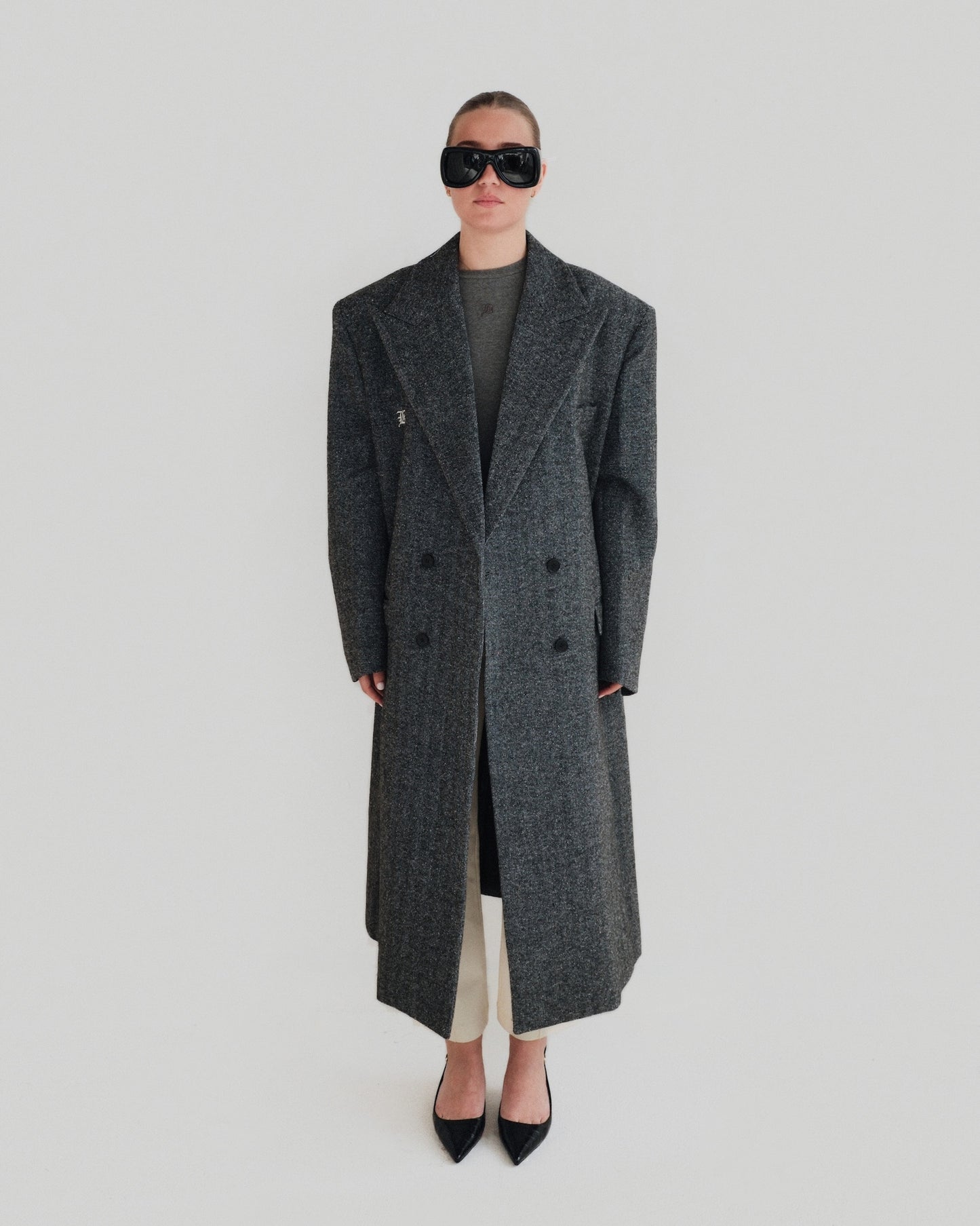 Grey Wool Coat