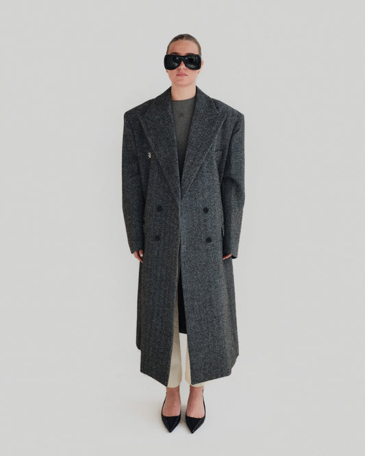 Grey Wool Coat