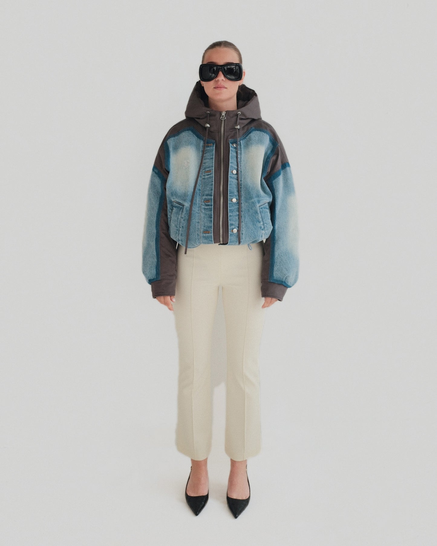 Reconstructed Jeans Jacket