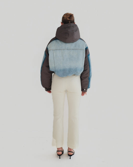 Reconstructed Jeans Jacket