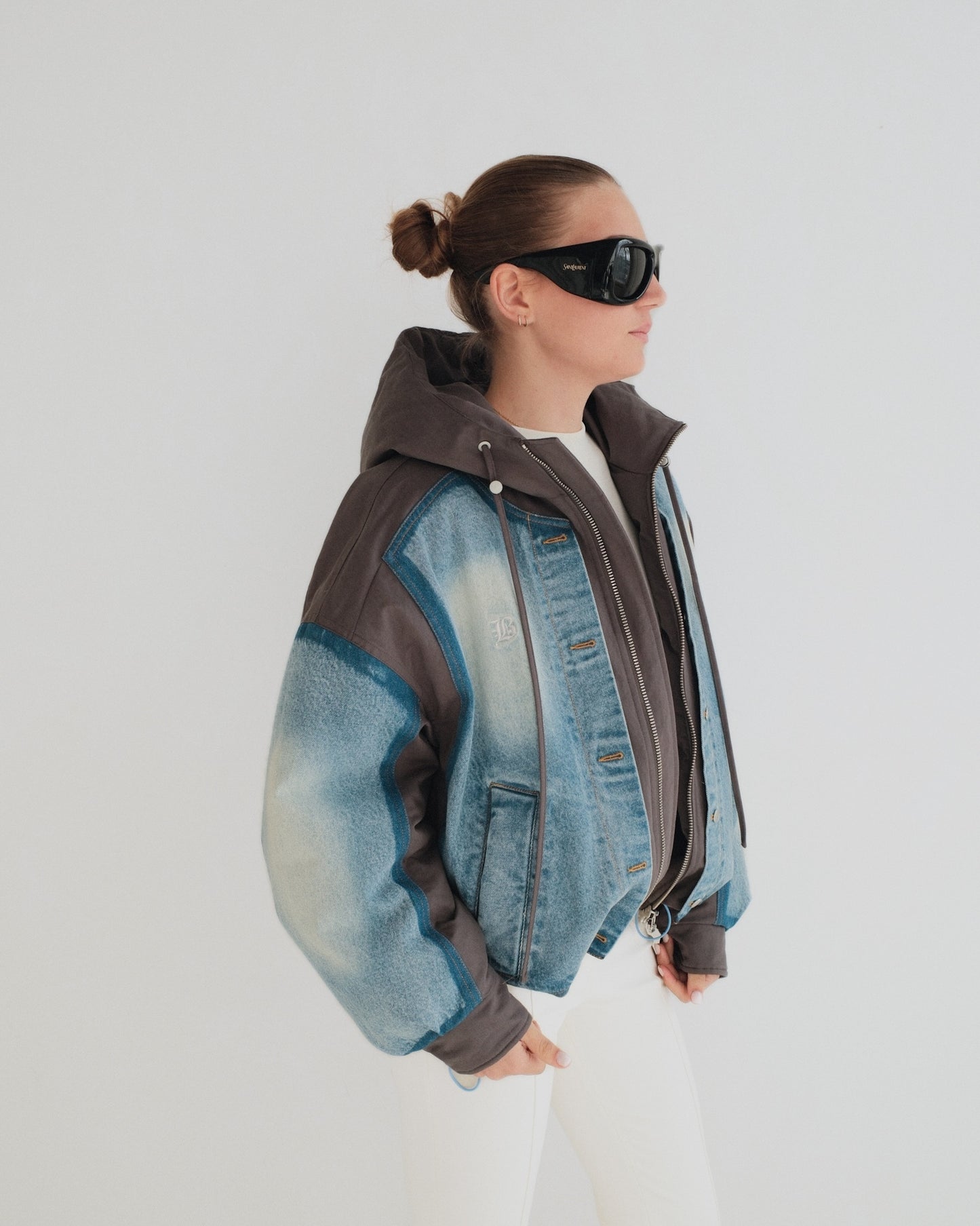 Reconstructed Jeans Jacket
