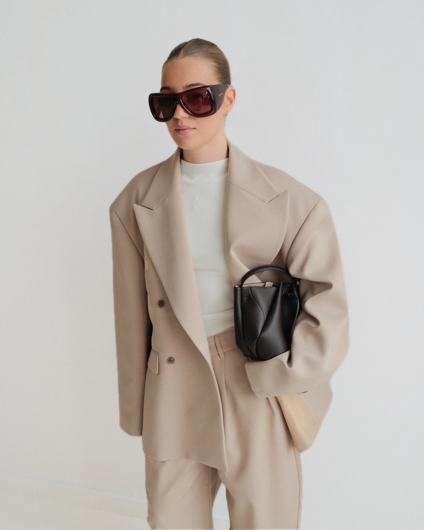 Beige Oversized Blaze