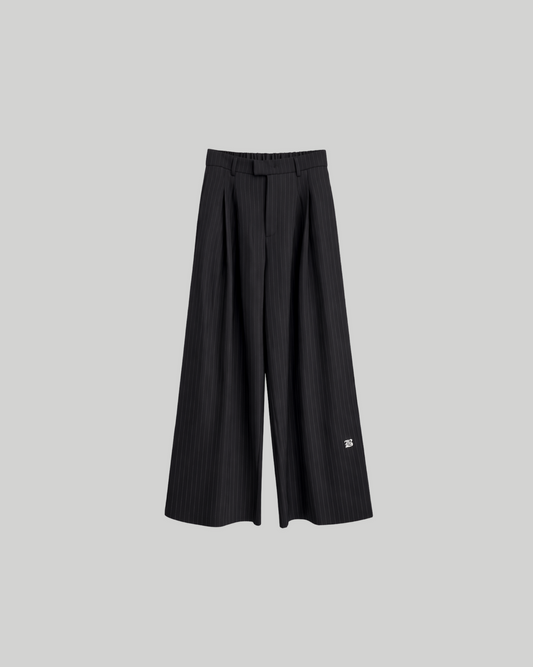 Black Pinstripe Trouser