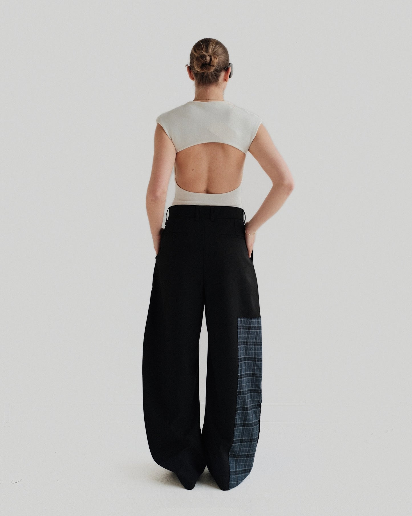 Blue Check Trouser