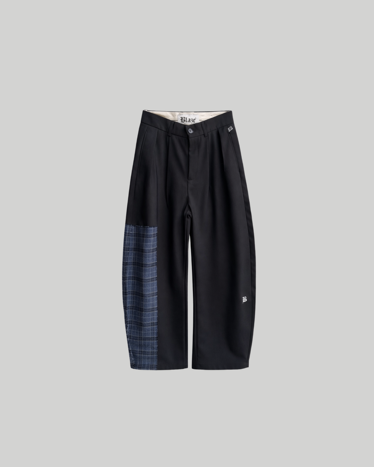 Blue Check Trouser