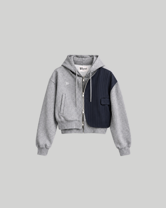 Grey Blaze Zipper