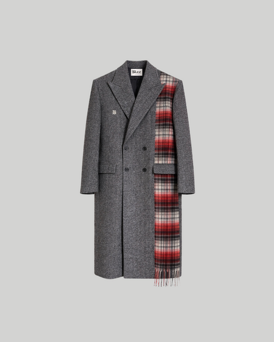 Scarf Wool Coat