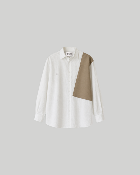 Beige Reconstructed Shirt