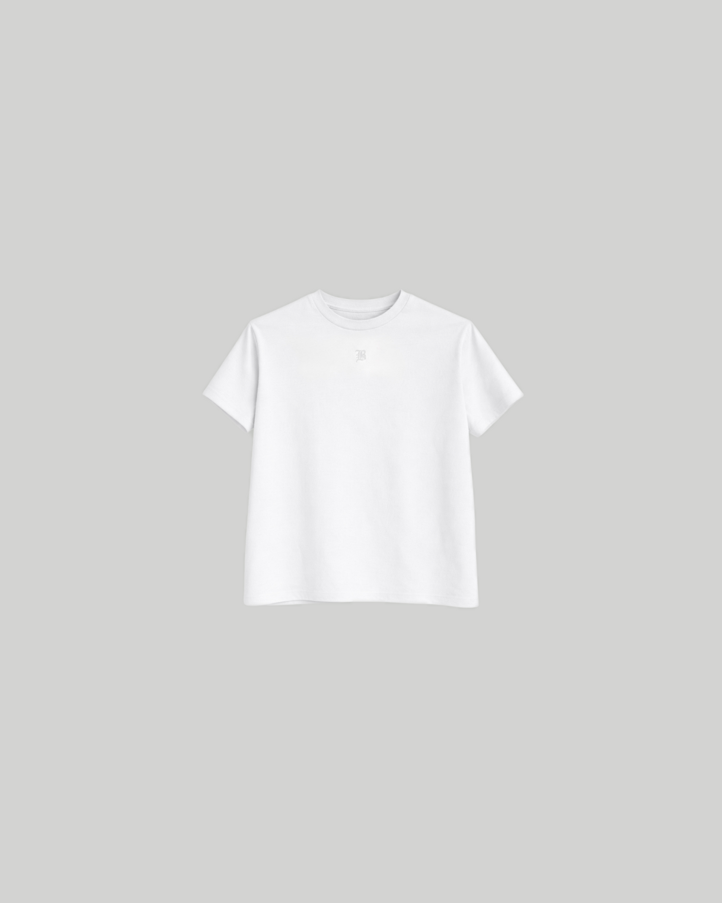 White Padded Tee